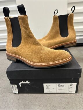rag & bone Spencer Chukka Chelsea Boots in Nutmeg Suede
